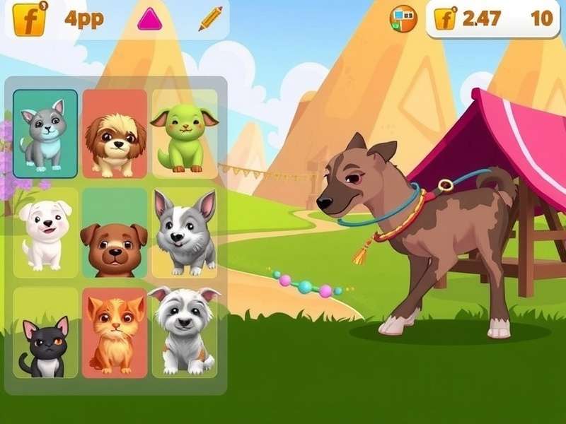 Guwahati Titans Pet Adventure showing various pet types and environments